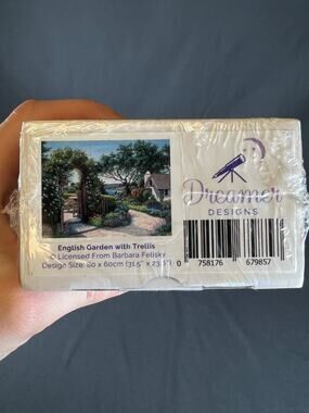 Dreamer DESIGNS Diamond Art Kit English Garden with Trellis 31"/23.6” New Sealed